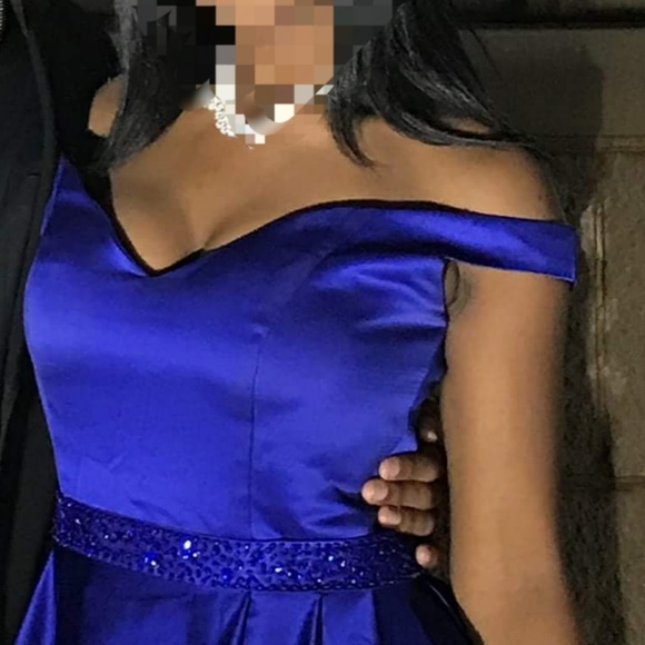 Royal Blue Gown - Picture 4 of 5